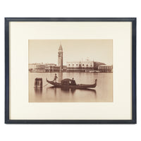 Attributed To Carlo Naya      (Italian 1816-1882) Gondolier, Venice, Italy
