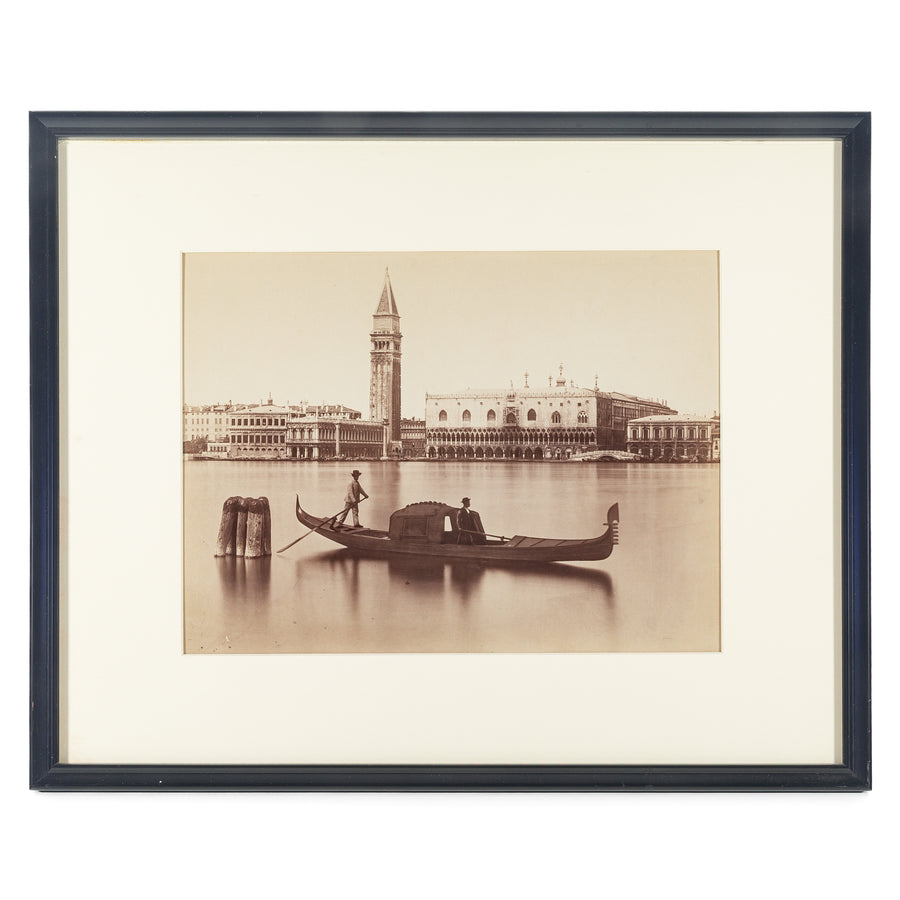 Attributed To Carlo Naya      (Italian 1816-1882) Gondolier, Venice, Italy
