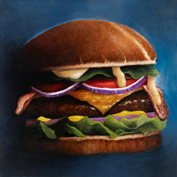 Joseph M Foster (Canadian 20th C) "Burger"