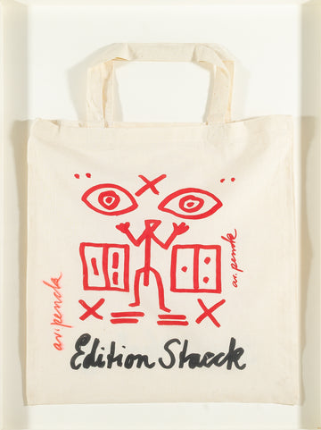 A.R. Penck (1939-2017) Framed Cotton Bag