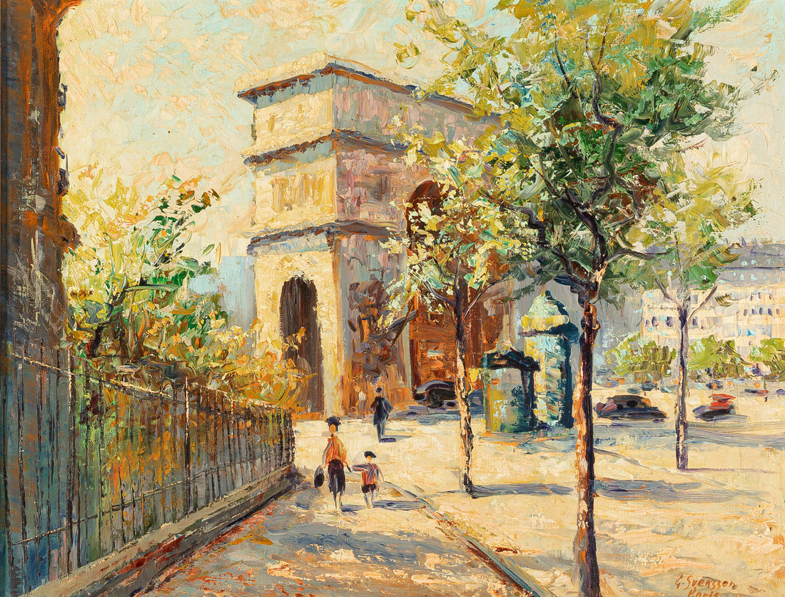 Gustaf Svensson (Swedish 1893-1957) Paris - Arc De Triomphe