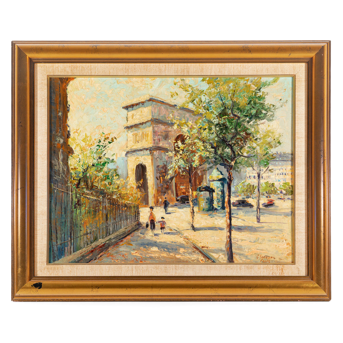 Gustaf Svensson (Swedish 1893-1957) Paris - Arc De Triomphe