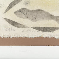 Gyta Eeseemailee (Inuit 1955) Inuit Seal & Whales