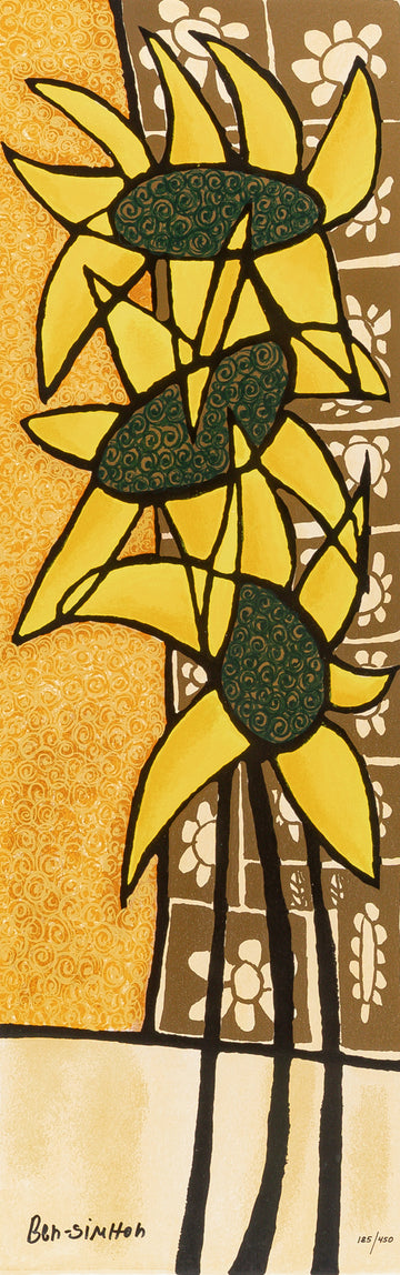 Avi Ben Simhon (Israeli, 1947)       "Flowers 3"
