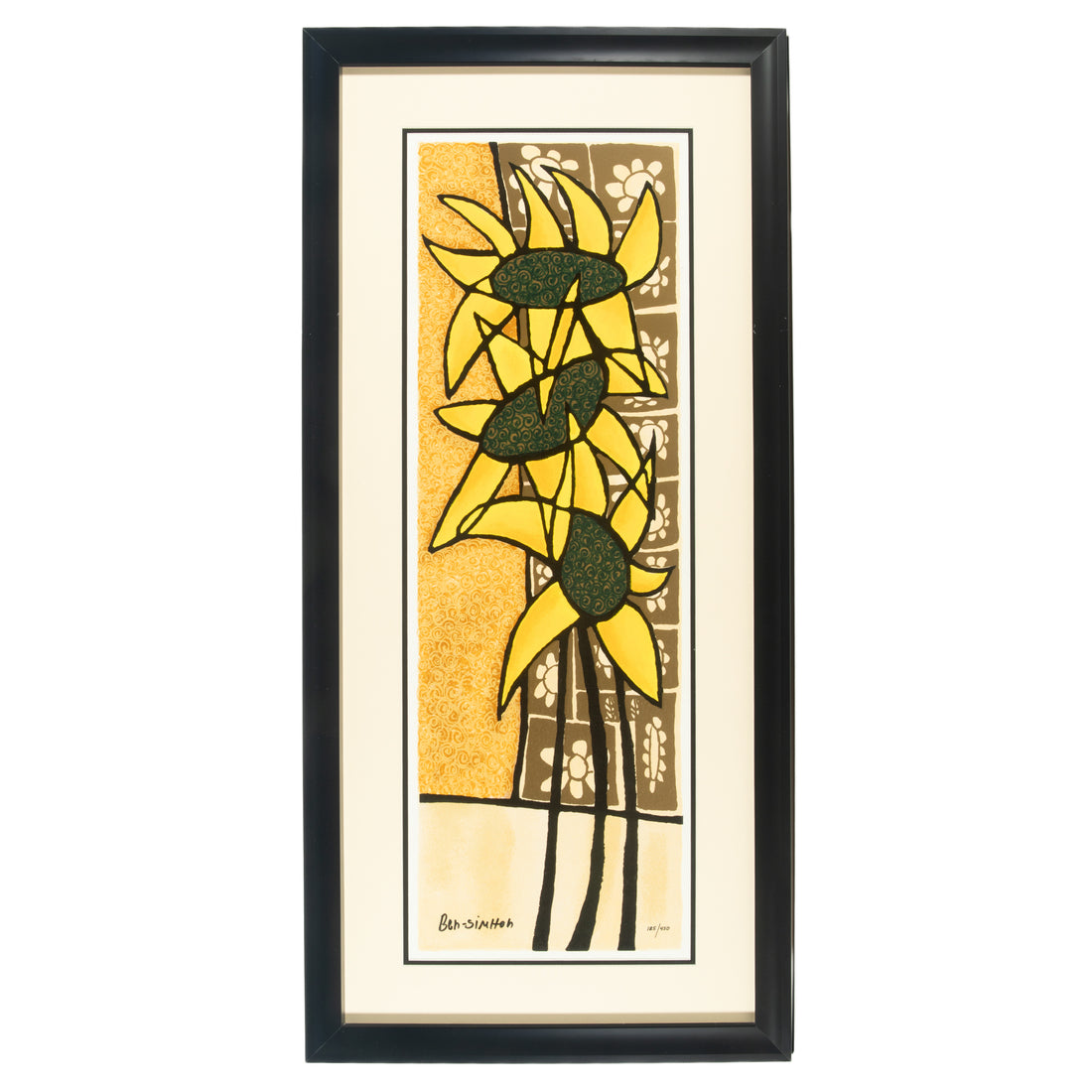 Avi Ben Simhon (Israeli, 1947)       "Flowers 3"