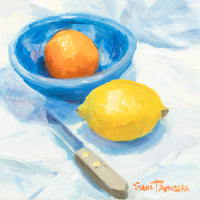 Sam Paonessa (Canadian 20th C)          "Orange With Lemon"