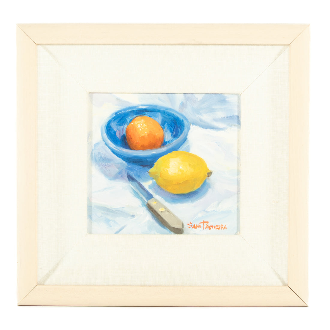 Sam Paonessa (Canadian 20th C)          "Orange With Lemon"