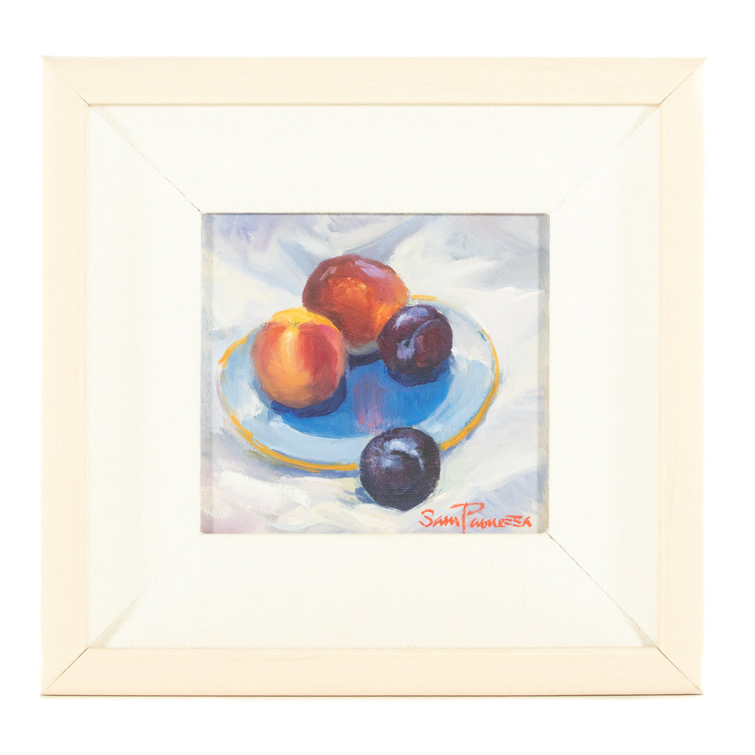 Sam Paonessa (Canadian 20th C)          "Peaches With Plums"