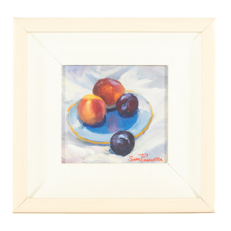 Sam Paonessa (Canadian 20th C)          "Peaches With Plums"