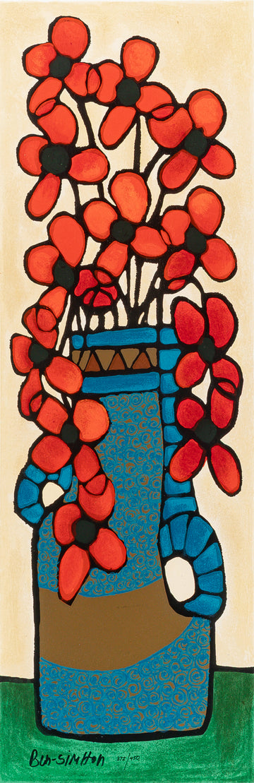 Avi Ben Simhon (Israeli, 1947)       "Red Blossoms"
