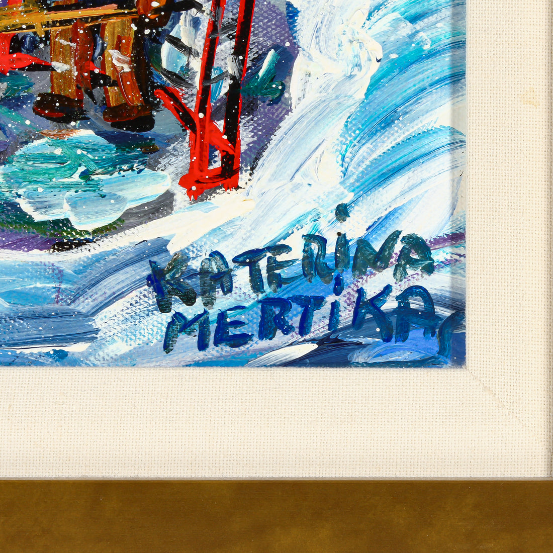 Katerina Mertikas - "Game On" - Acrylic on Canvas