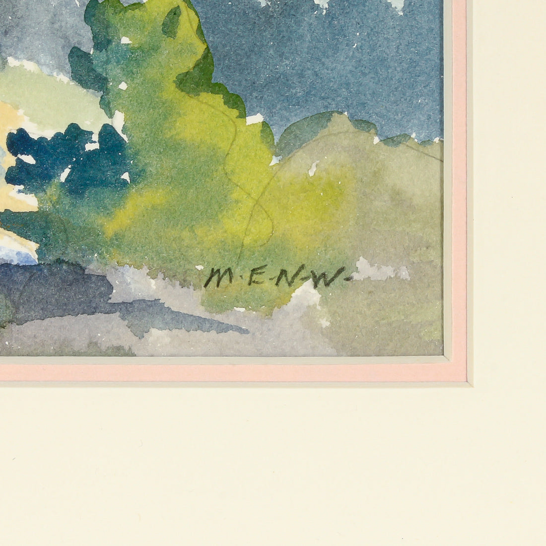 Muriel Elizabeth Newton White - "Lake Temiskaming" - Watercolour on Paper