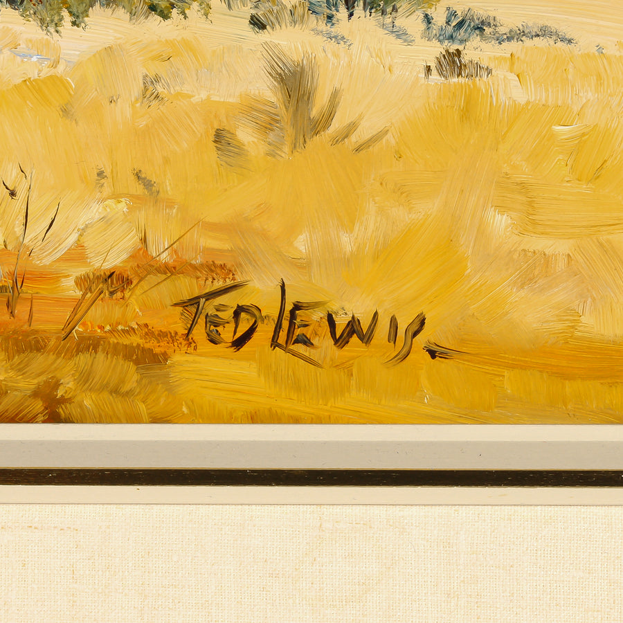 Ted Lewis - Australian Landscape - Acrylic on Board