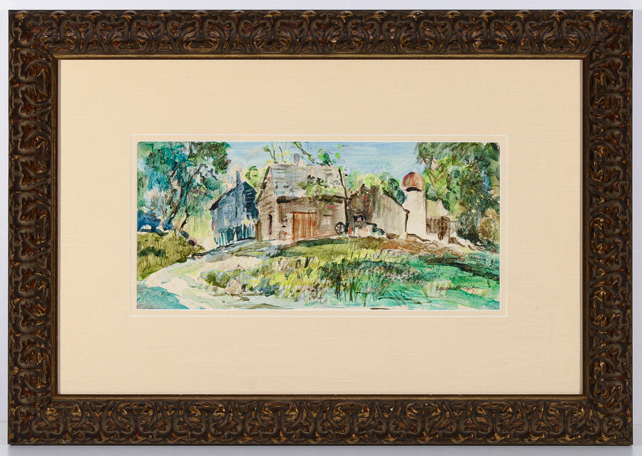 Emmett Fritz - Rural Structures - Watercolour on Paper