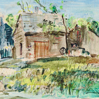 Emmett Fritz - Rural Structures - Watercolour on Paper