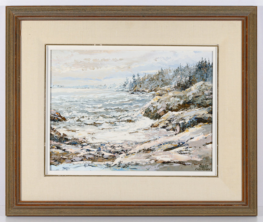 Robert James Callaghan - "Gray Morning" - Oil on Masonite
