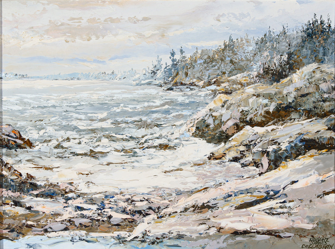 Robert James Callaghan - "Gray Morning" - Oil on Masonite
