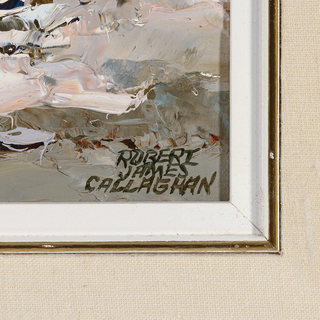 Robert James Callaghan - "Gray Morning" - Oil on Masonite