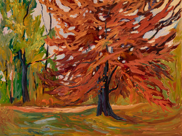 John Cecil Corfe (Canadian 1920-2015) Tree At Albion Falls