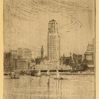 Owen Staples - Canadian Commerce Building - Etching on Paper