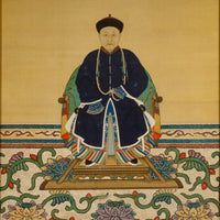Unknown Artist - Chinese Ancestral Portrait on Silk