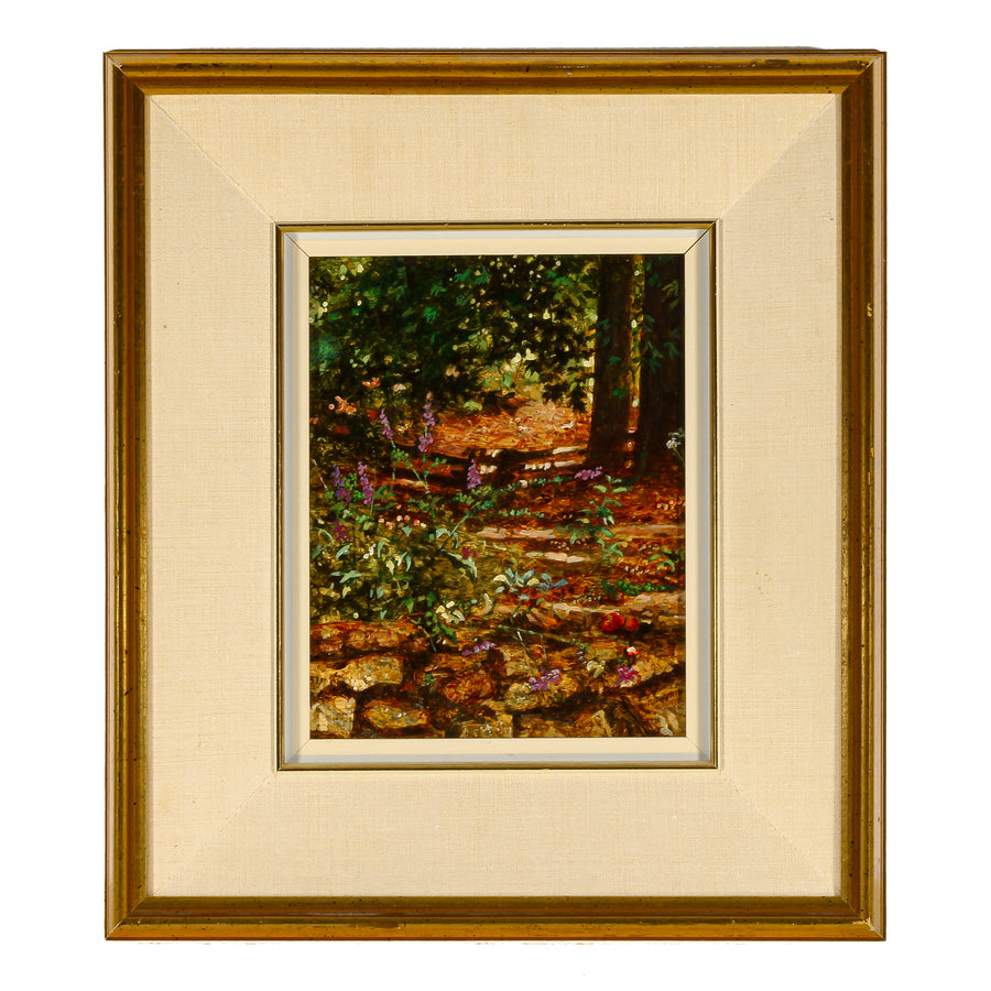 Jack Cudworth - "Path Through The Wood" - Oil on Wooden Panel