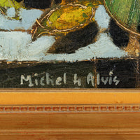 Michel De Alvis - "Les Deux Tournesols" - Oil on Canvas