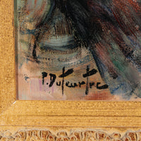 Pierre Eugene Duteurtre - "L'Essayage" - Oil on Canvas
