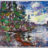 Stefan Galvanek - Untitled Landscape - Oil on Canvas