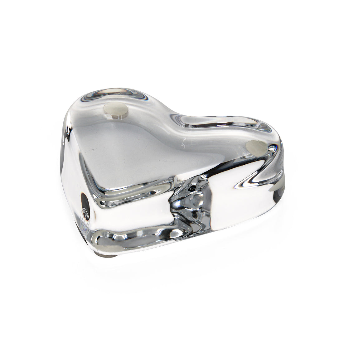 BACCARAT Crystal Heart Paperweight