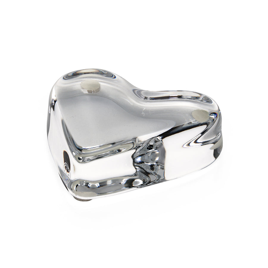 BACCARAT Crystal Heart Paperweight