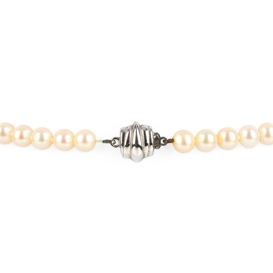 BIRKS Sterling Silver Freshwater Pearl Necklace