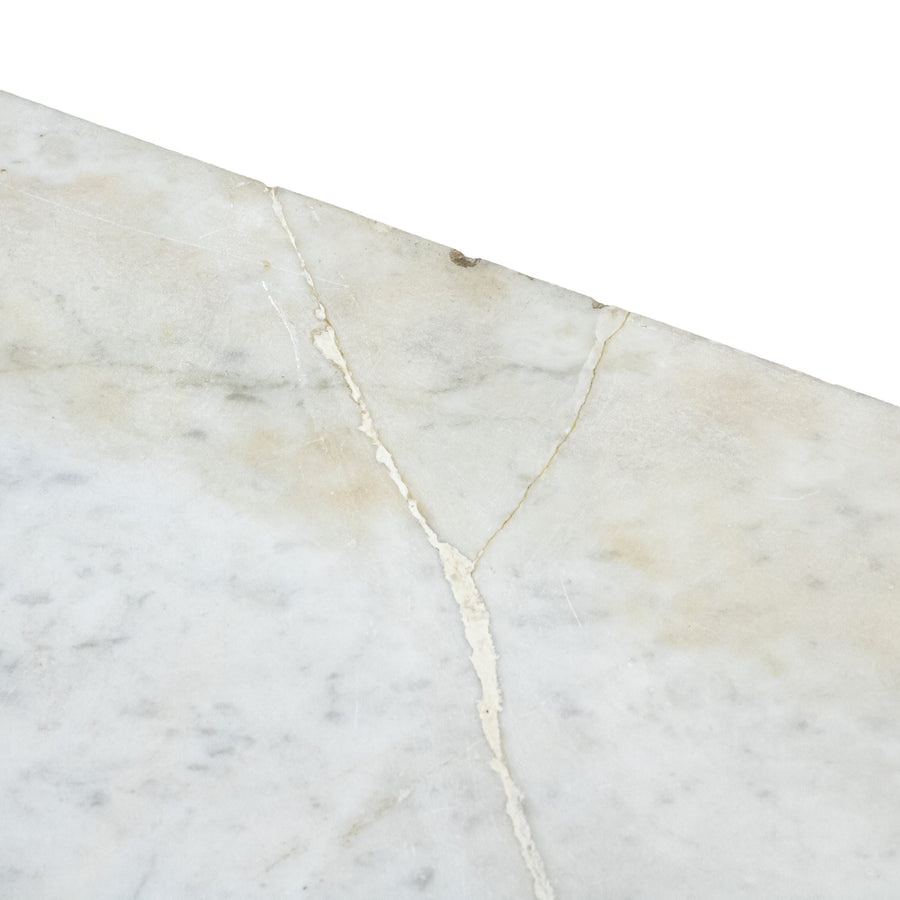 Biedermeier Marble Top Console Table