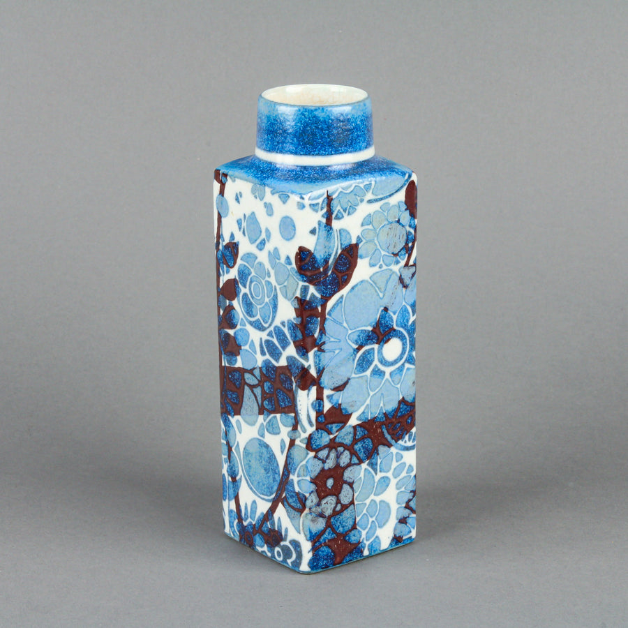 ROYAL COPENHAGEN Johanne Gerber Baca Blue Fajance Vase 780-3455