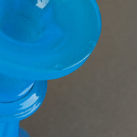 Blue Opaline Glass Decanter