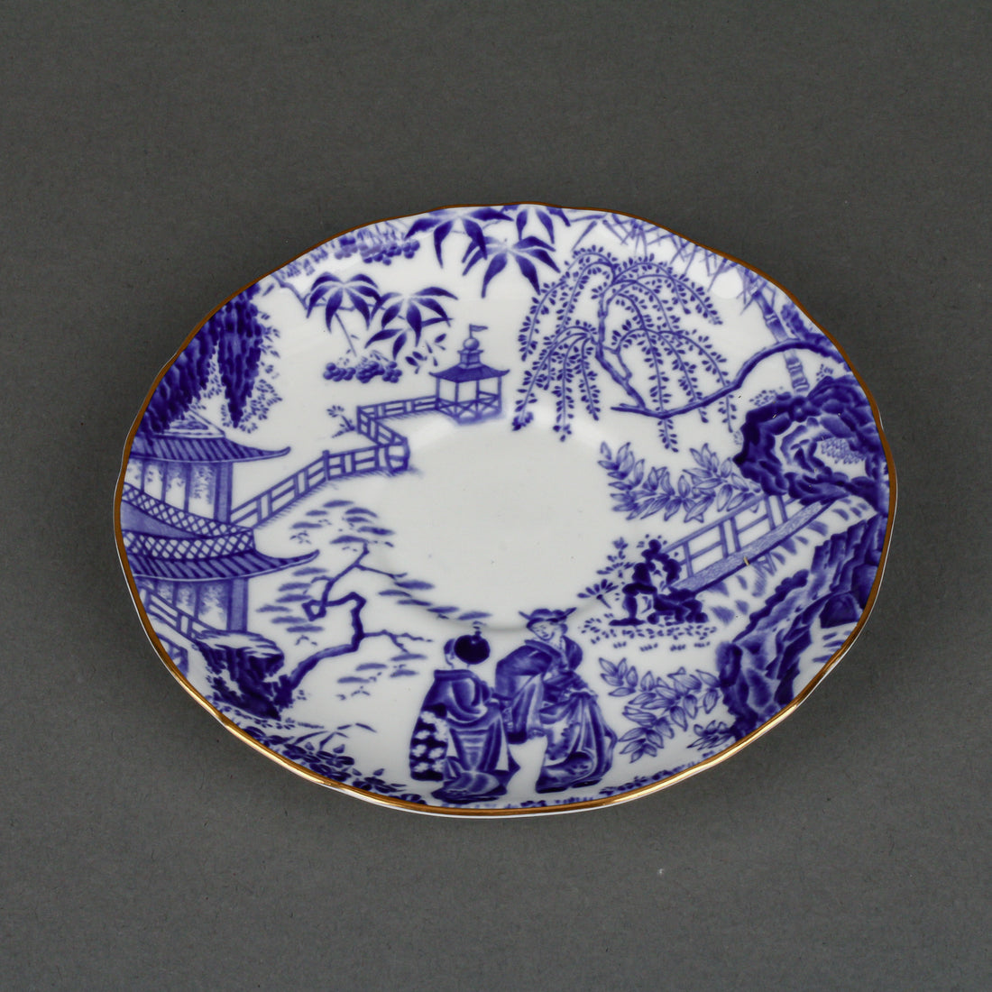 ROYAL CROWN DERBY Mikado Consomme Bowls & Saucers - Set of 8