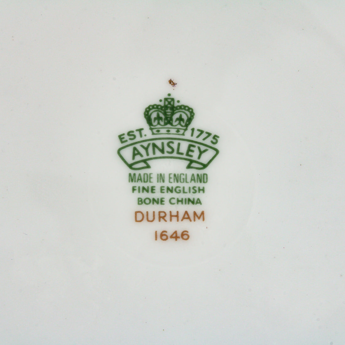 AYNSLEY Durham Maroon Bread & Butter Plates - Set of 6