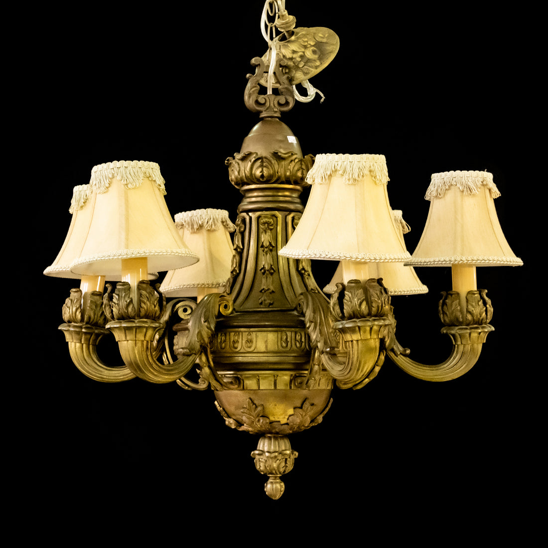 Bronze 6-Light Chandelier