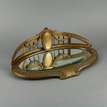GESCHUTZT Bronze Vanity Stand/Tray with Mirror