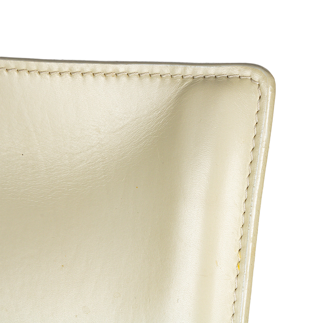 CASSINA Cab 410 Ivory Leather Stools - Set of 4