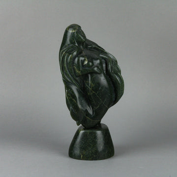 Unknown Artist - Woman & Spirit - Soapstone Carving