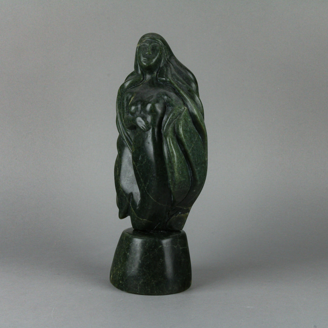 Unknown Artist - Woman & Spirit - Soapstone Carving