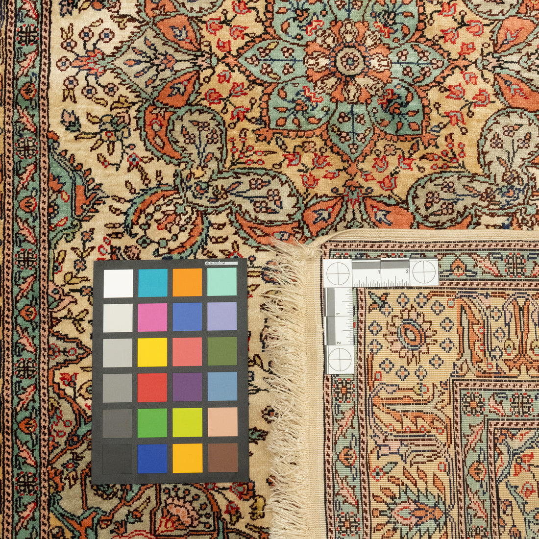 Cotton Silk Blend Rug 4'8" x 3'