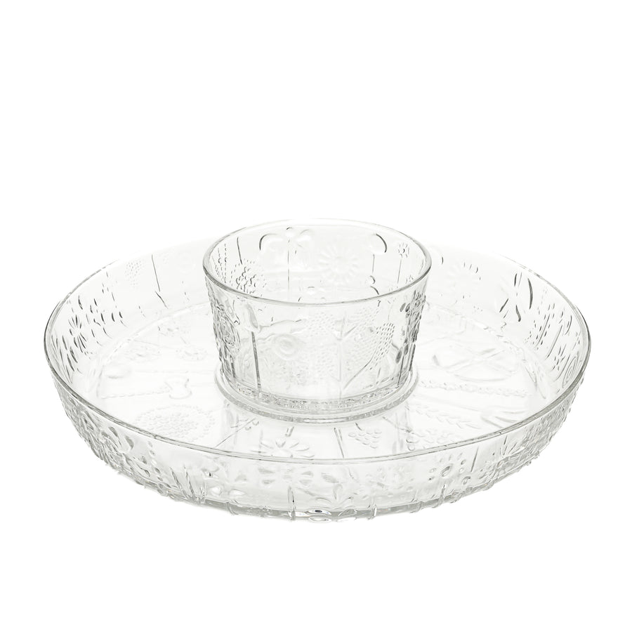 IITTALA Oiva Toikka FLORA Chip & Dip 2 Pcs