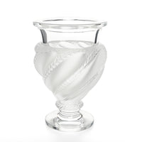 LALIQUE Ermenonville Footed Vase