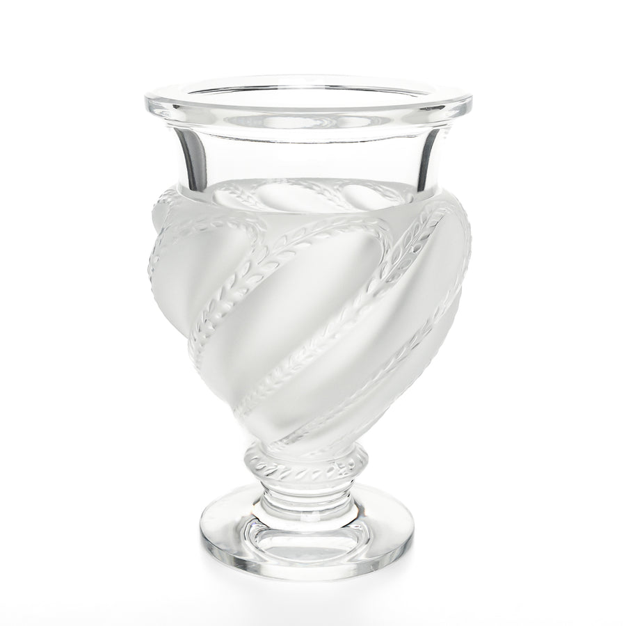 LALIQUE Ermenonville Footed Vase