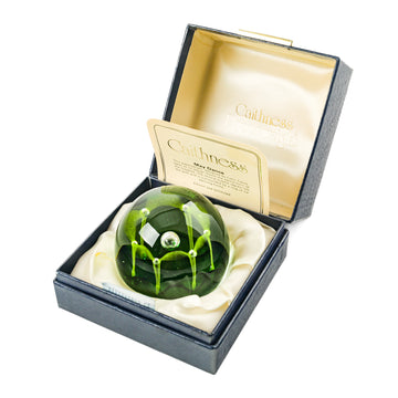 CAITHNESS Paperweight - May Dance Green