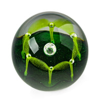 CAITHNESS Paperweight - May Dance Green