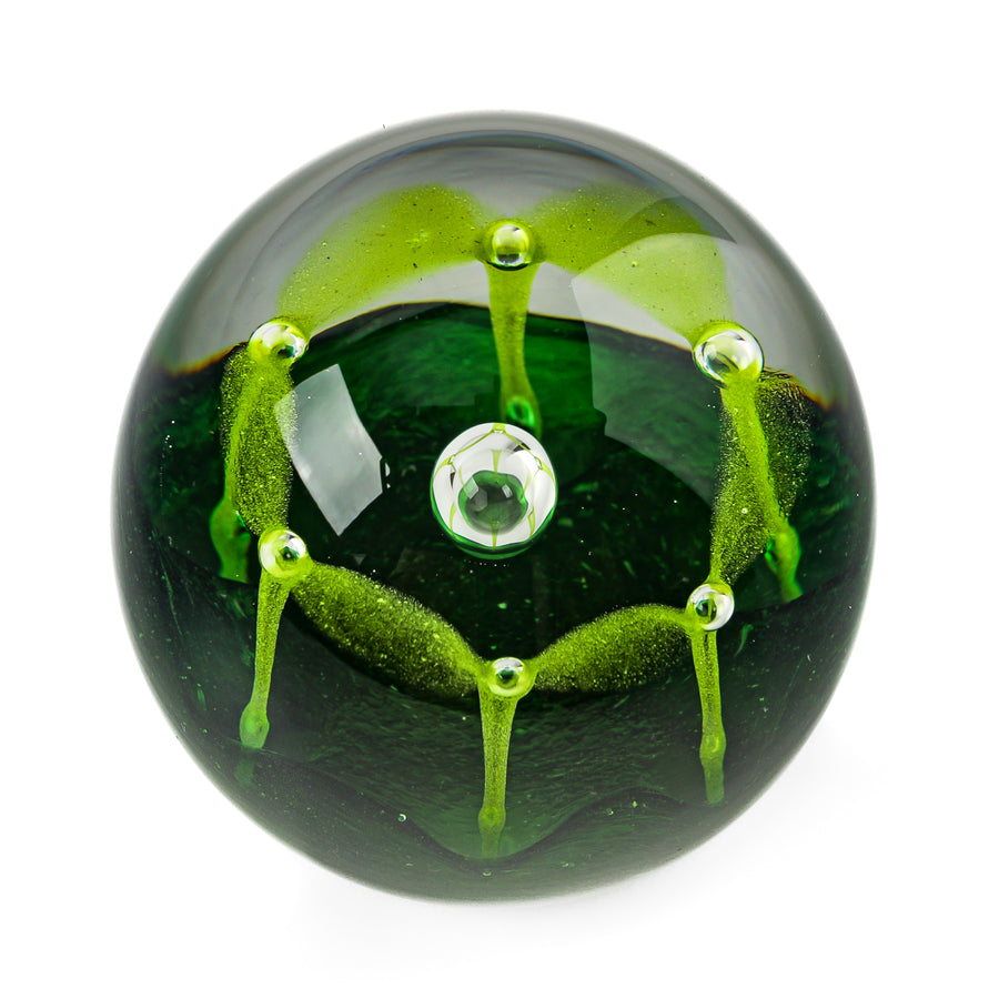 CAITHNESS Paperweight - May Dance Green
