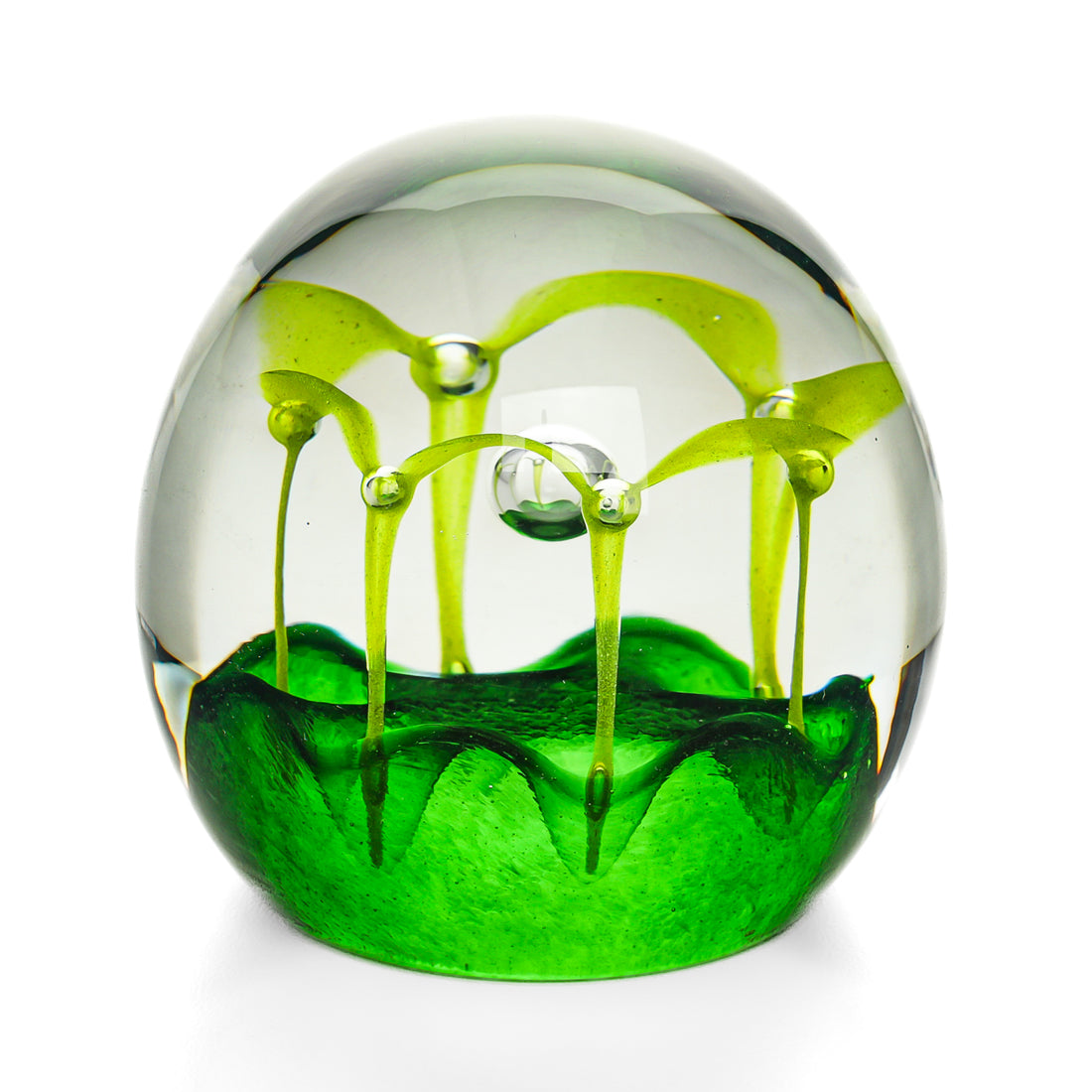 CAITHNESS Paperweight - May Dance Green